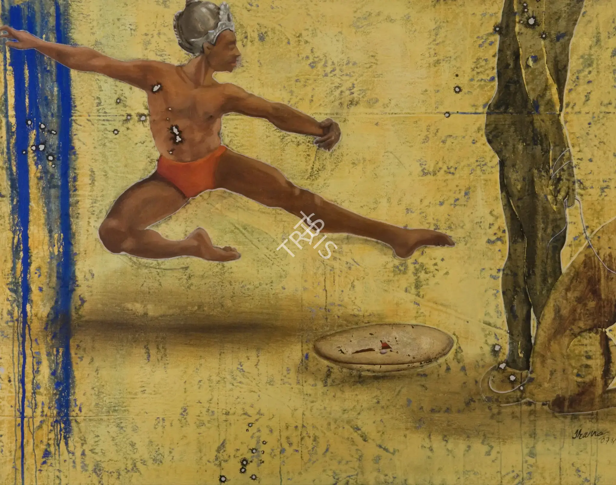 Iranna, G.R. (Artist). Untitled. Acrylic on tarpaulin, 2007-2008 | Painting | FineArts | 00901116