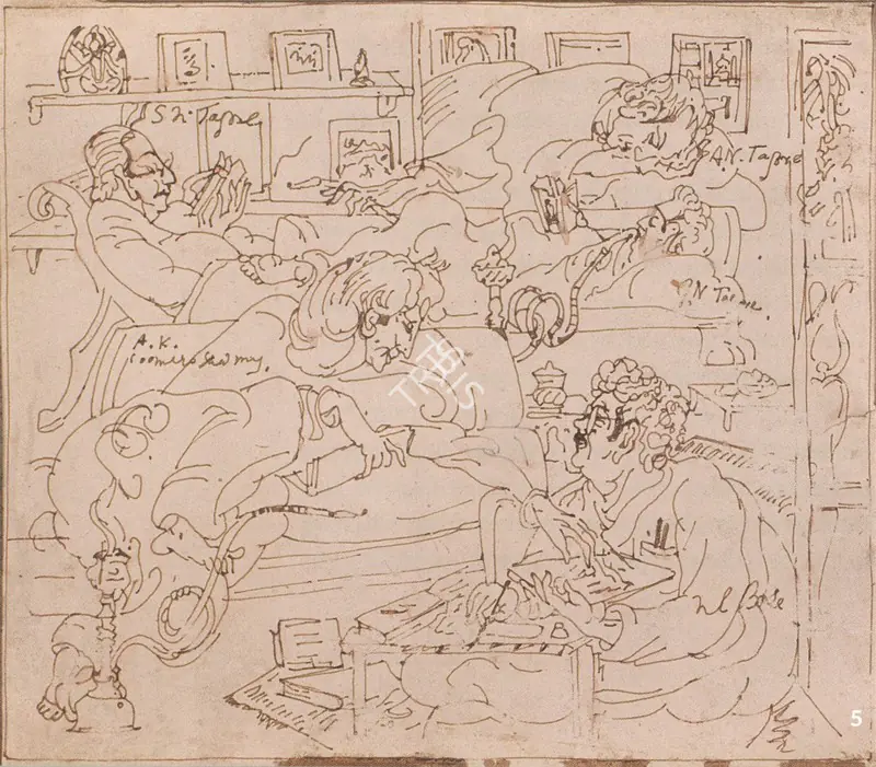 Bose, Nandalal (Artist). Untitled. Ink on Newsprint, c.1920 | Marg, December 2022 - March 2023 | Drawing | FineArts | 00675321