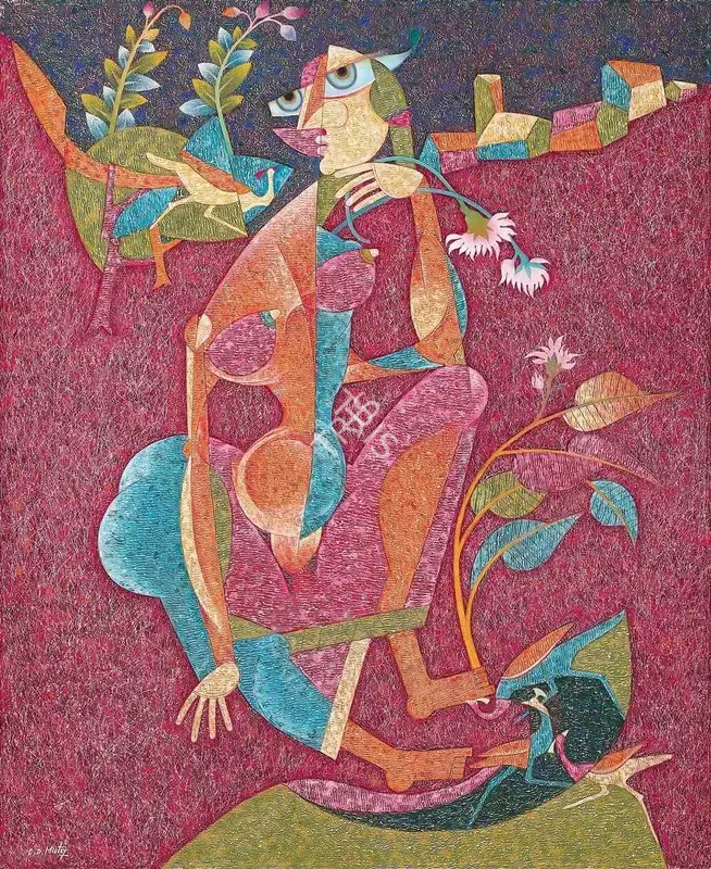 Mistry, C.D. (Artist). Force & Fantasy - 5, n.d. | Painting