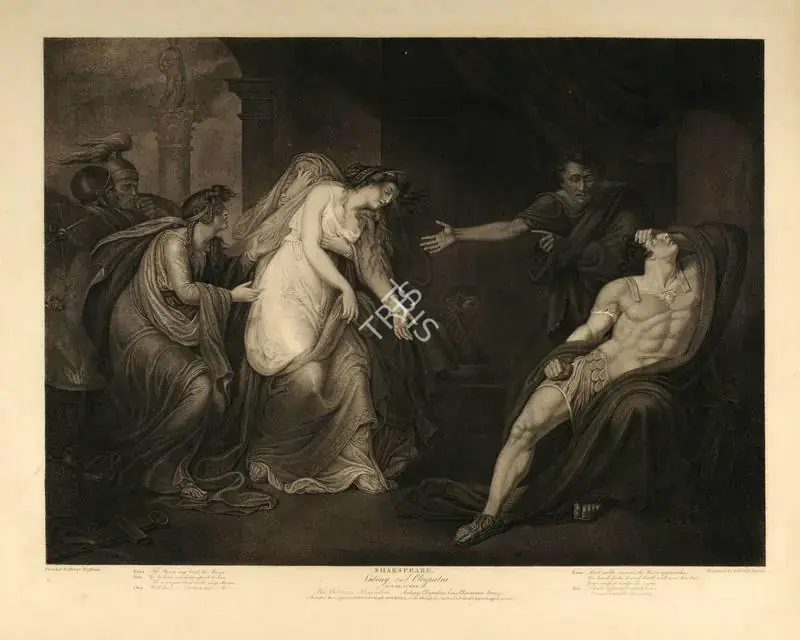 Tresham, After Henry (Artist). Antony and Cleopatra - Act III, Scene IX. 1793 | Aquatint | PopCulture | 00092131