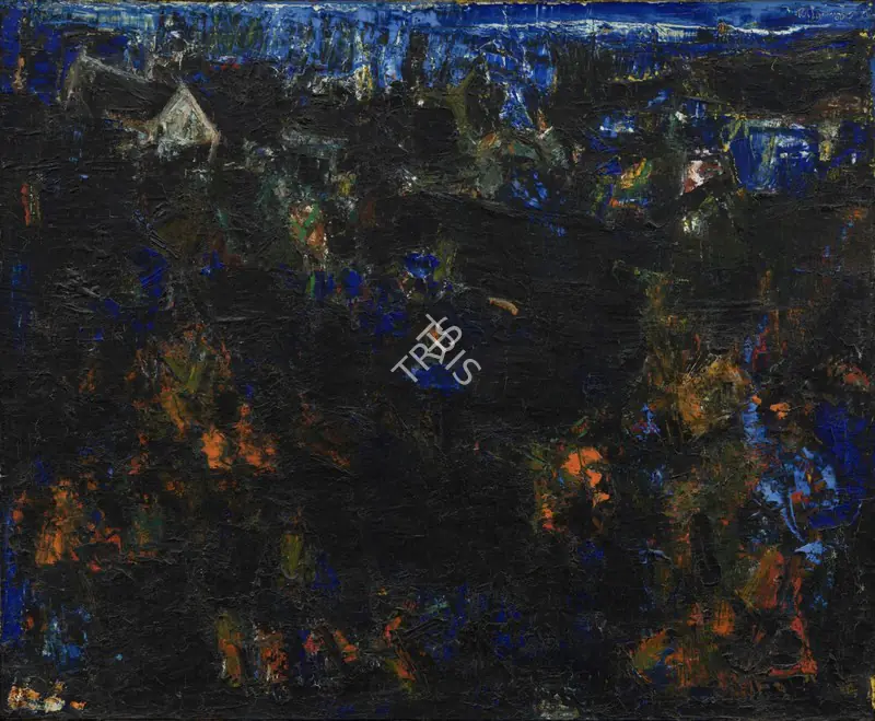 Raza, S.H. (Artist). Untitled, 1956 | Painting