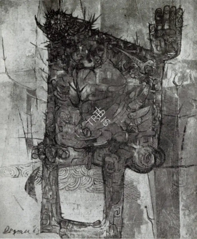 Devan, M.V. (Artist). Painting 1. n.d. | Artrends, January-April 1966 | Painting | FineArts | 00551696