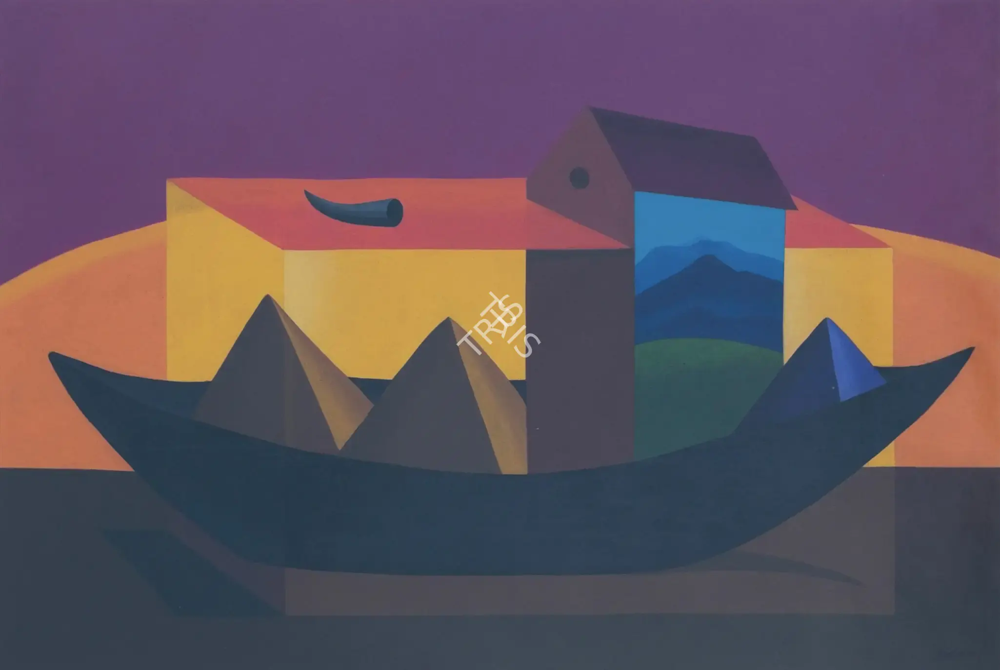 Prasad, Babu Eshwar (Artist). Untitled. Acrylic on paper, n.d. | Painting | FineArts | 00645001
