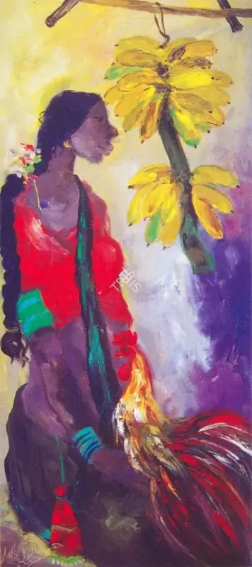 Mani, J. M. S. (Artist). Badami Series. Oil on canvas, n.d. | Painting | FineArts | 00371990