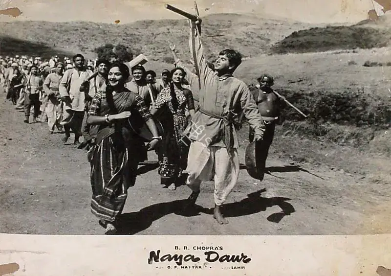 Malhotra, M.N. (Cinematographer), Naya Daur, 1957 | Lobby Card | CinemaEducation | 00824112