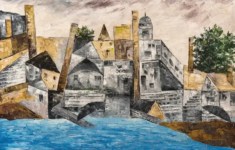 Ramkumar (Artist). Varanasi Series, 2011 | Painting