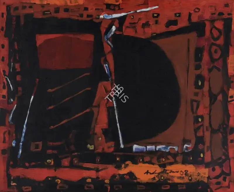 Kudallur, Achutan (Artist). Untitled. Acrylic on canvas, 2008 | Painting | EconomicsArt | 00870840