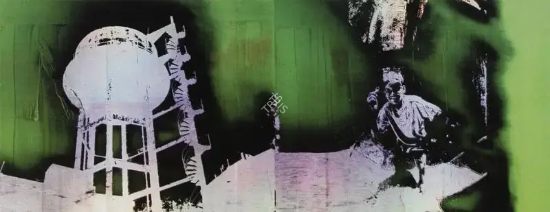 Ponmany, Justin (Artist). Flipside To A Coin. Acrylic and Hologram on canvas, 2005 | Painting | FineArts | 00599352