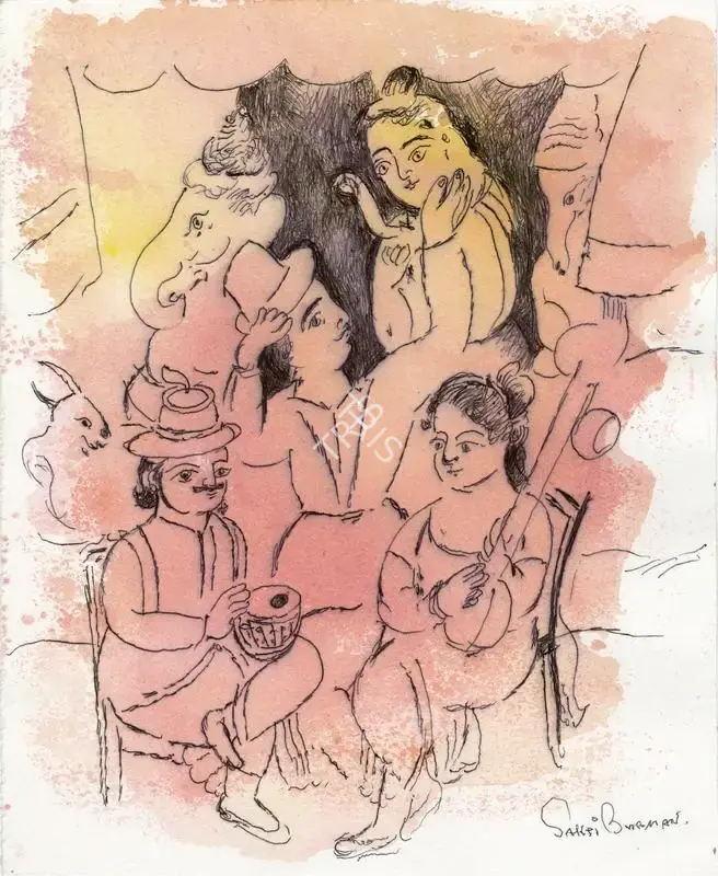 Burman, Sakti (Artist). Untitled, 2020 | Painting