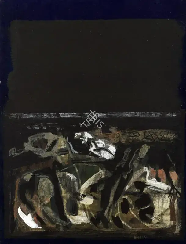 Raza, S.H. (Artist). La Terre, 1972 | Painting