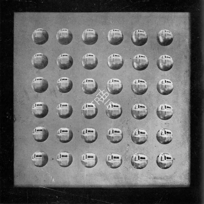 Rostowicz, Jerzy (Artist). Spheric Relief lighted from below, 1968 | Relief Work