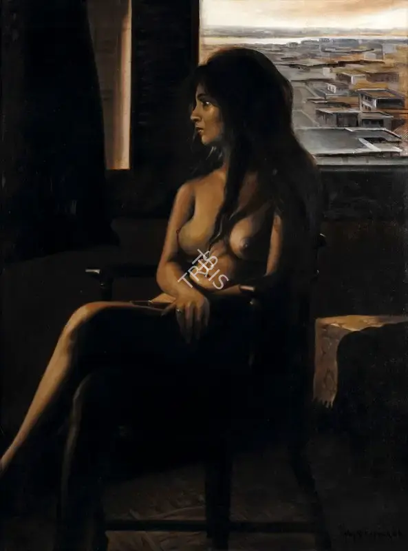 Kapoor, Wasim (Artist). Model Iii. Oil on canvas, 2004 | Painting | FineArts | 00575210