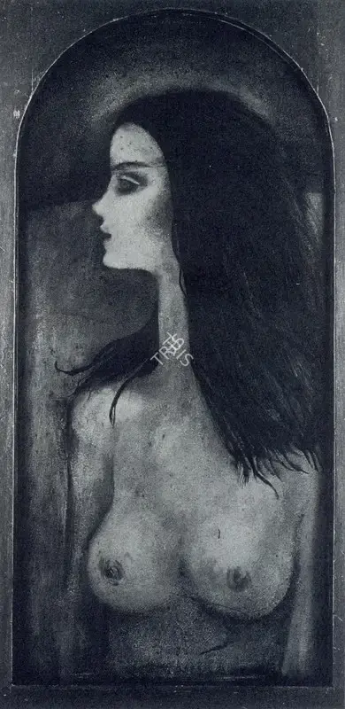 Menon, Anjolie Ela (Artist). Water Nymph, n.d. | Painting