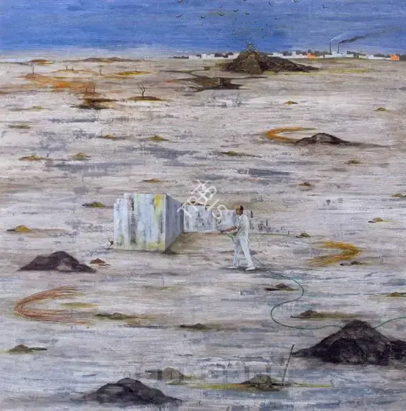 Bal, Alok (Artist). Black Landscape, 2006 | Painting