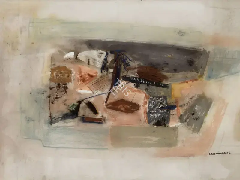 Shreshtha, Laxman (Artist). Untitled. Pastel on paper, 2004 | Painting | EconomicsArt | 00870554