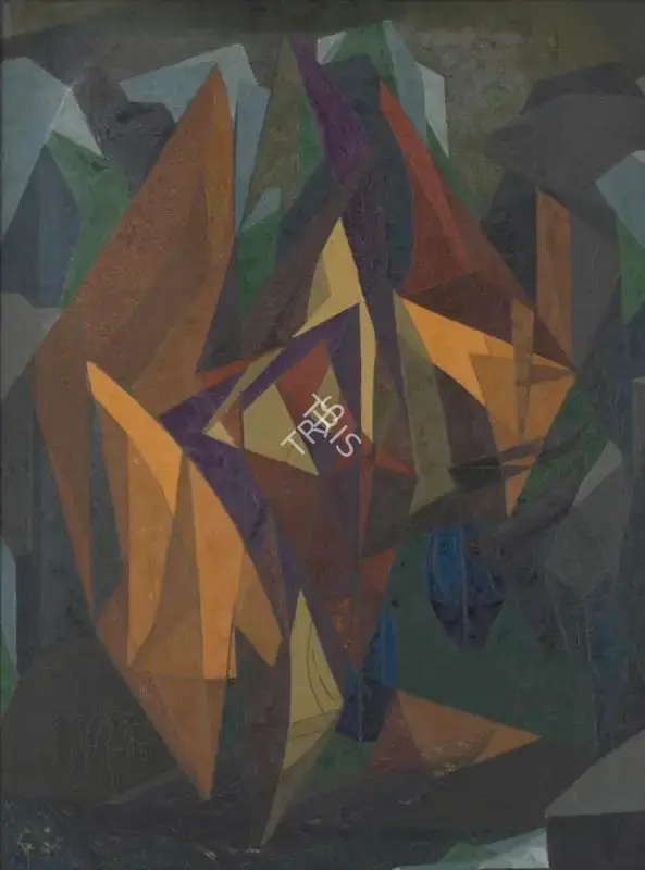 Sabavala, Jehangir (Artist). Down to a Sunless Sea. Oil on canvas, 1962 | Painting | FineArts | 00595684