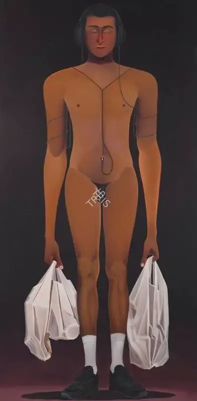 Nair, Surendran (Artist). Thinner Voive (Cuckoonebulopolis), 2003 | Painting