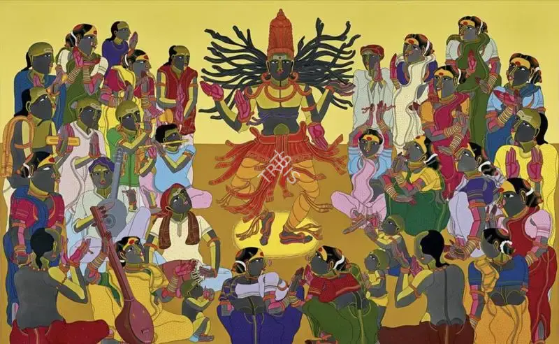 Vaikuntam, Thota (Artist). Untitled, 2015 | Painting
