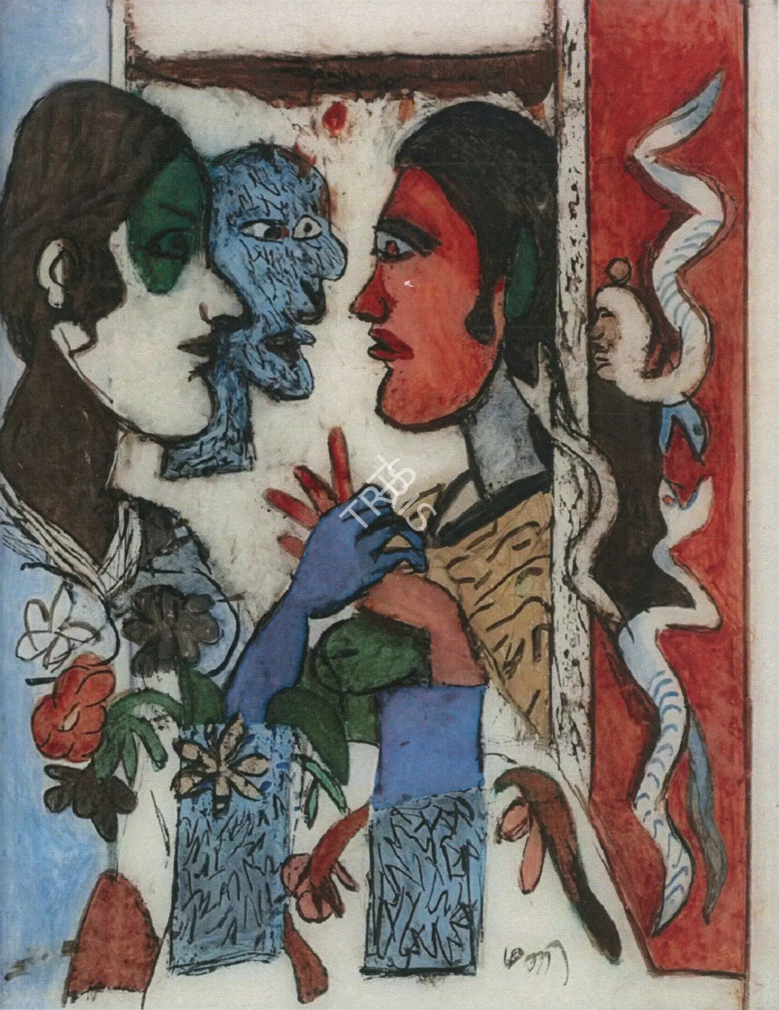 Subramanyan, K.G. (Artist). Untitled, 1998 | Painting