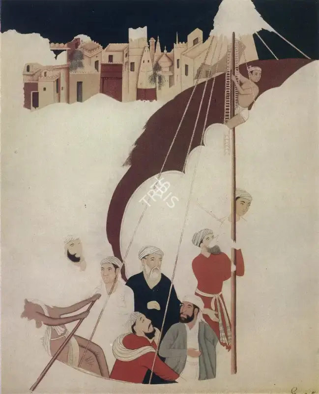 Unknown (Artist). Fatehpur Sikri. n.d. | Marg, June 1958 | Painting | ArcHeritage | 00674141