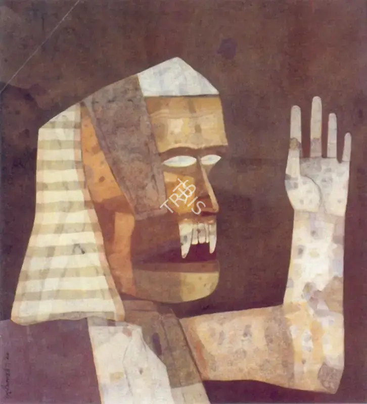 Pyne, Ganesh (Artist). The Hand, 1988 | Painting