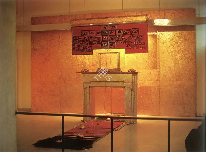 Pal, Gogi Saroj (Artist). Sihanvlokan - Red Saryu has Eyes. Multimedia Installation, 1993-1994 | Marg, 1996 | Installation | FineArts | 00675140