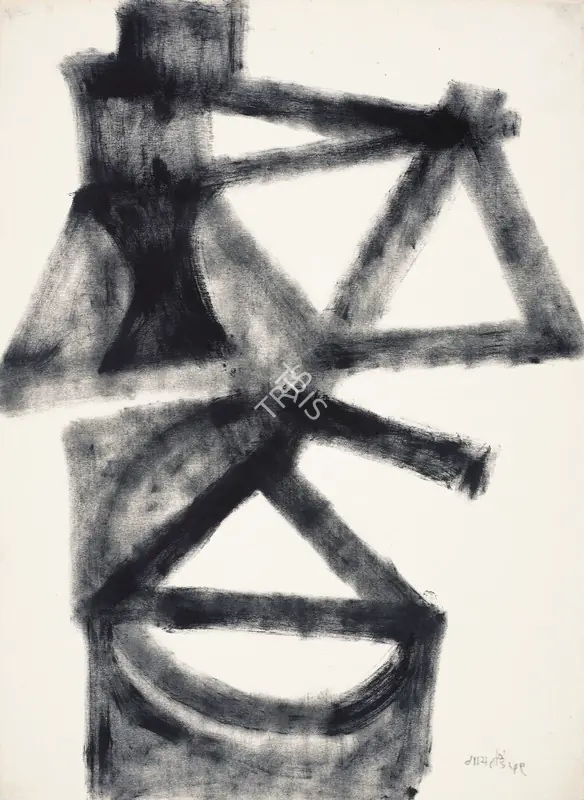 Gaitonde, V.S. (Artist). Untitled, 1959 | Drawing