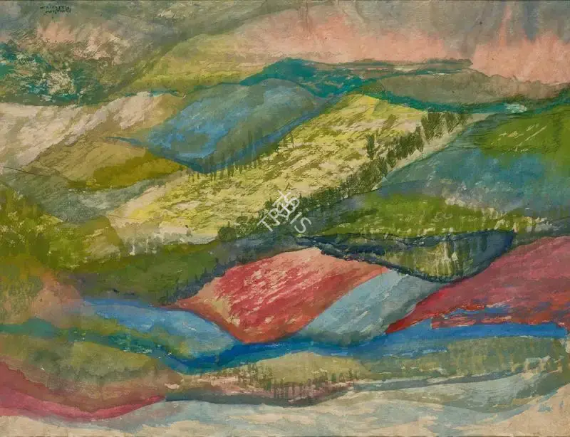 Mukherjee, Mrinalini (Artist). Untitled. Watercolour on paper, n.d. | Painting | FineArts | 00336141