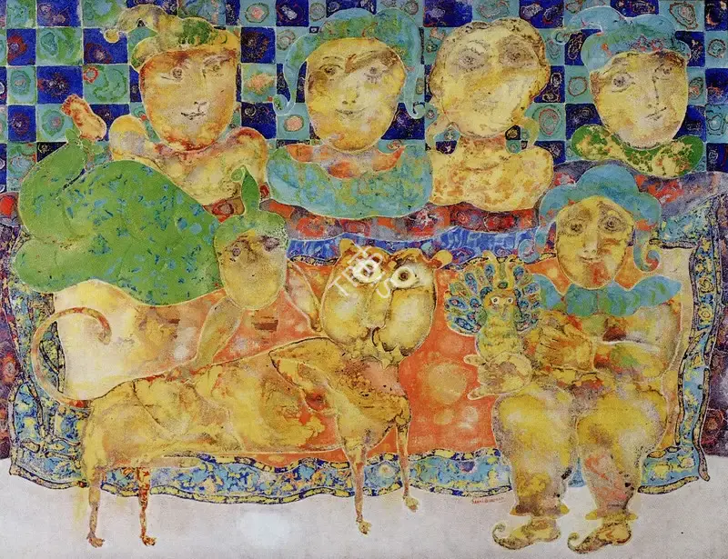 Burman, Sakti (Artist). Untitled, n.d. | Painting