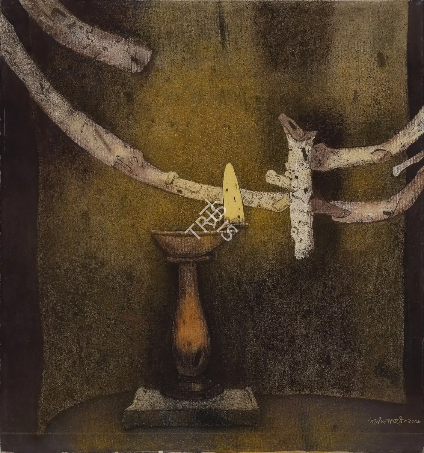 Pyne, Ganesh (Artist). The Bones, 2006 | Painting