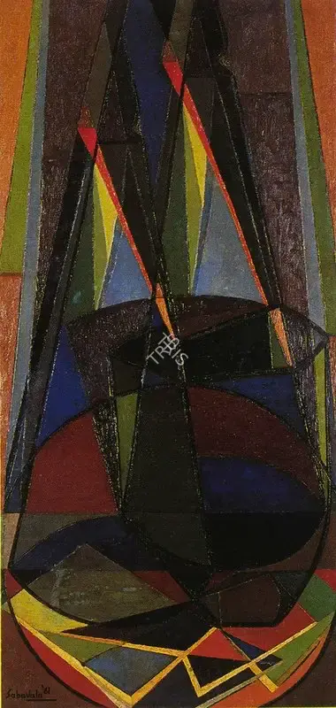Sabavala, Jehangir (Artist). Still life with Bottles, 1961 | Painting