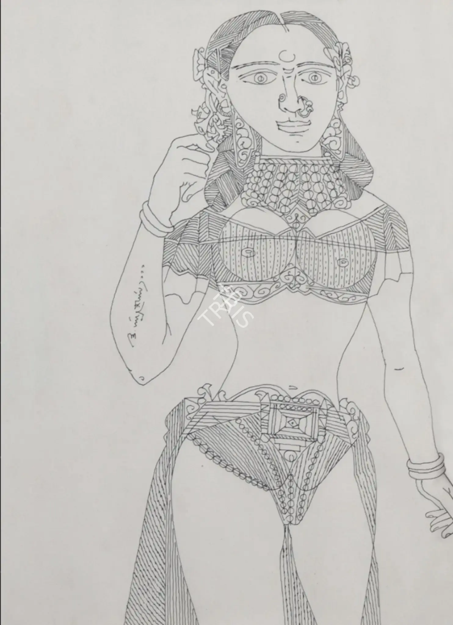 Goud, K. Laxma (Artist). Untitled, 2000 | Drawing