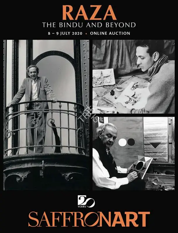 Saffronart (Auction House). Raza - The Bindu and Beyond. 09 July 2020, Online | Auction Catalogue | EconomicsArt | 00862350