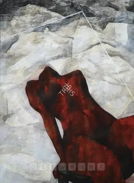 Broota, Vasundhara Tewari (Artist). Reclining Nude, c.1988 | Painting