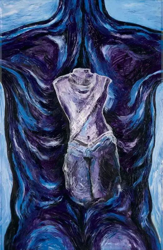 Kalkur, Ramesh (Artist). Scene Eight: Episode of Mahakal. Oil on canvas, 2007 | Painting | FineArts | 00417527