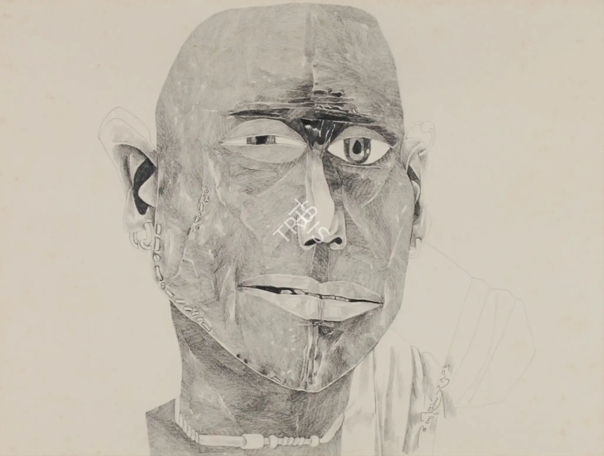 Goud, K. Laxma (Artist). Untitled, 2003 | Drawing