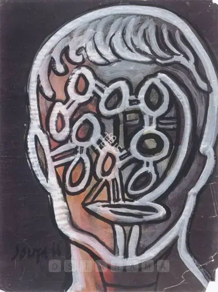 Souza, F.N. (Artist). The Roman, 1966 | Painting