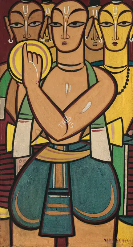Roy, Jamini (Artist). Untitled (Kirtan), n.d. | Painting