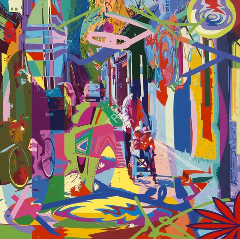 Martin, George (Artist). Original Sin on Cottage Hospital, 2014 | Painting
