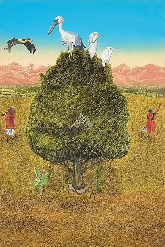 Mohapatra, Jagannath (Artist). Hierarchy, n.d. | Painting