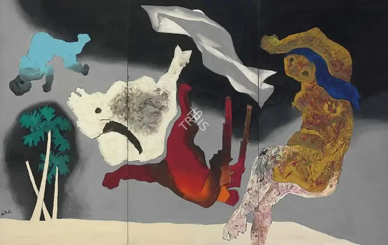 Husain, M.F. (Artist). That Obscure Object of Desire (Assam), c.1980s | Painting