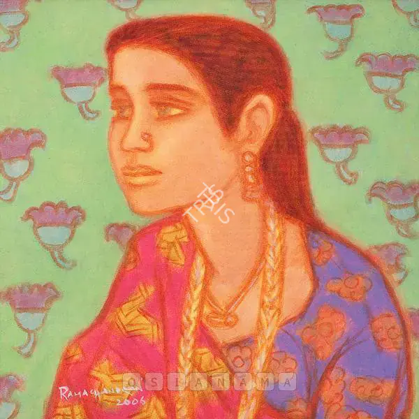 Ramachandran, A. (Artist). Face From Rajasthan - 25, 2006 | Painting