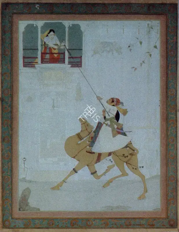 Ahivasi, J.M. (Artist). The Message, n.d. | Painting