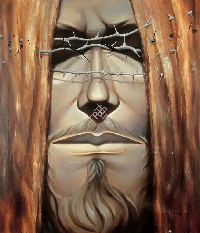 Kapoor, Wasim (Artist). Christ, 2002 | Painting