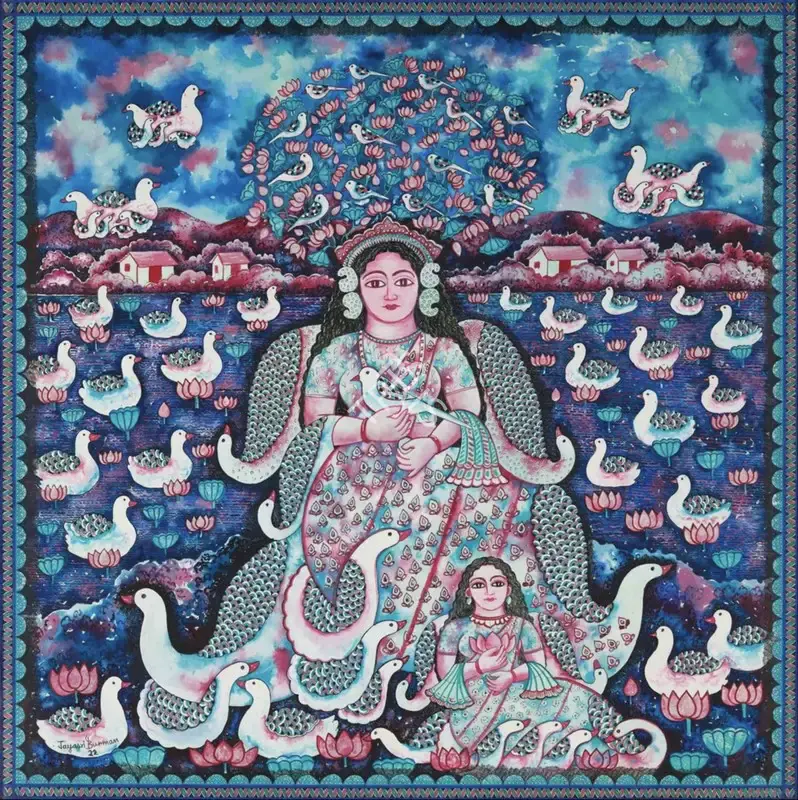 Burman, Jayshri (Artist). Janoni, 2022 | Painting