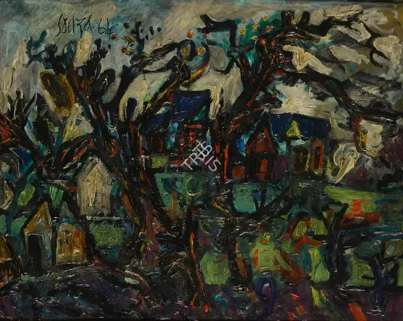 Souza, F.N. (Artist). Cumberland, 1964 | Painting