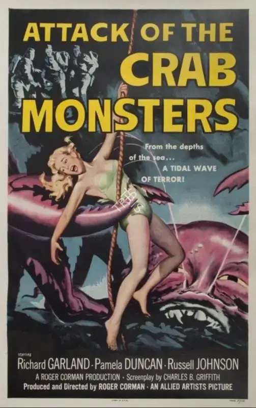 Corman, Roger (Producer), Attack of the Crab Monsters, 1957 | Poster | CinemaEducation | 00790465