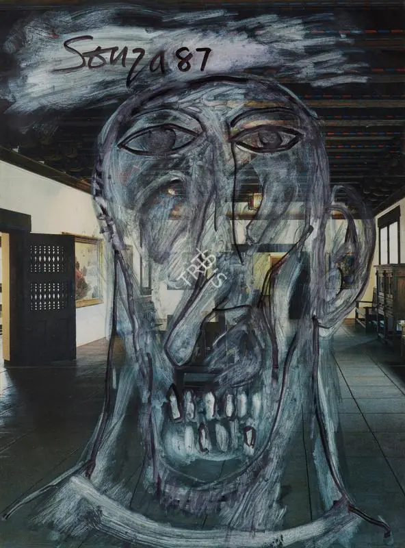 Souza, F.N. (Artist). Untitled, 1987 | Painting