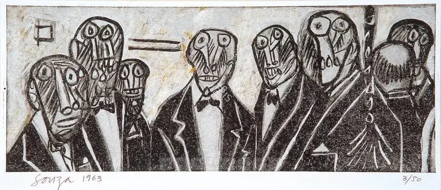 Souza, F.N. (Artist). Untitled, 1963 | Graphic Art