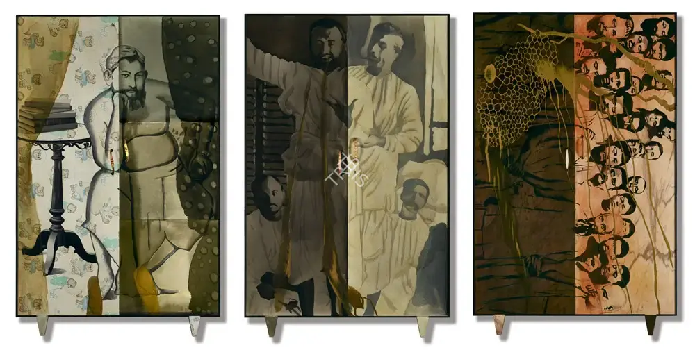 Dodiya, Atul (Artist). Honeycomb, 2000 | Painting